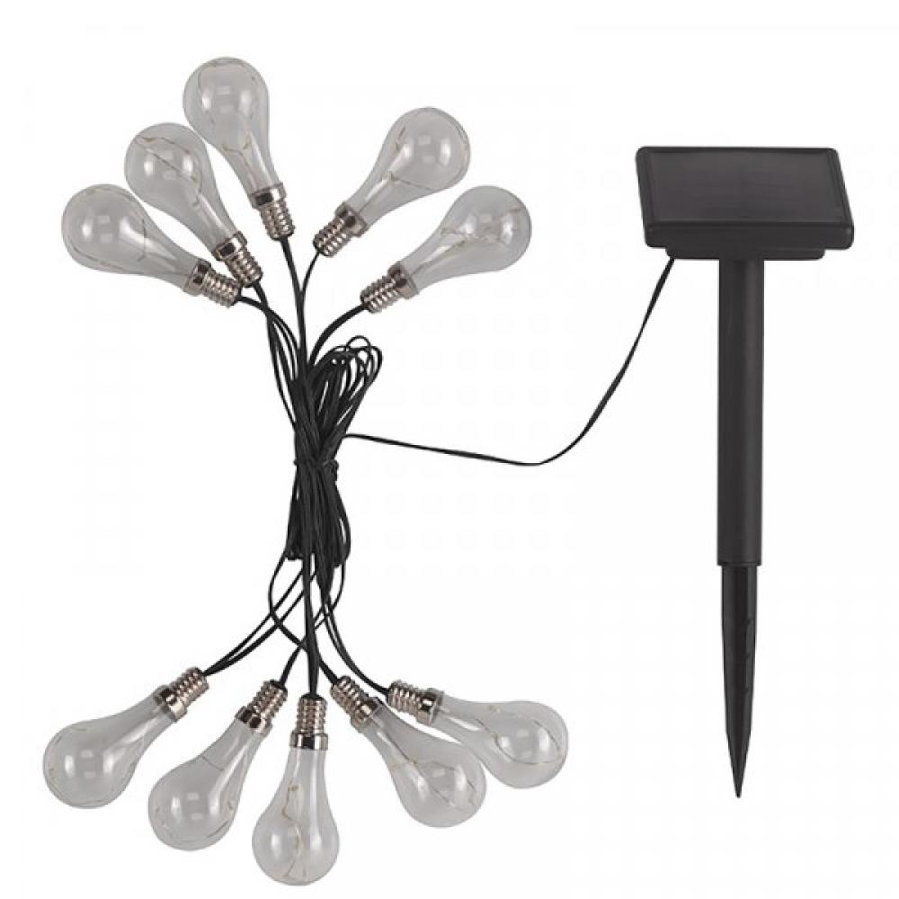 Eureka! Lightbulb Solar Lichterkette - Set mit 10 Glühbirnen